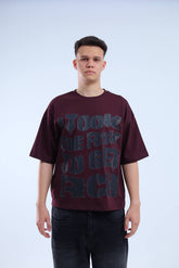 Took The Risk Oversize T_shirt
